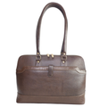 Tanhood Modica Dark Brown Genuine Leather Solid Women Tote Bag | Office Shoulder Handbag for Work, Travel & Everyday Use