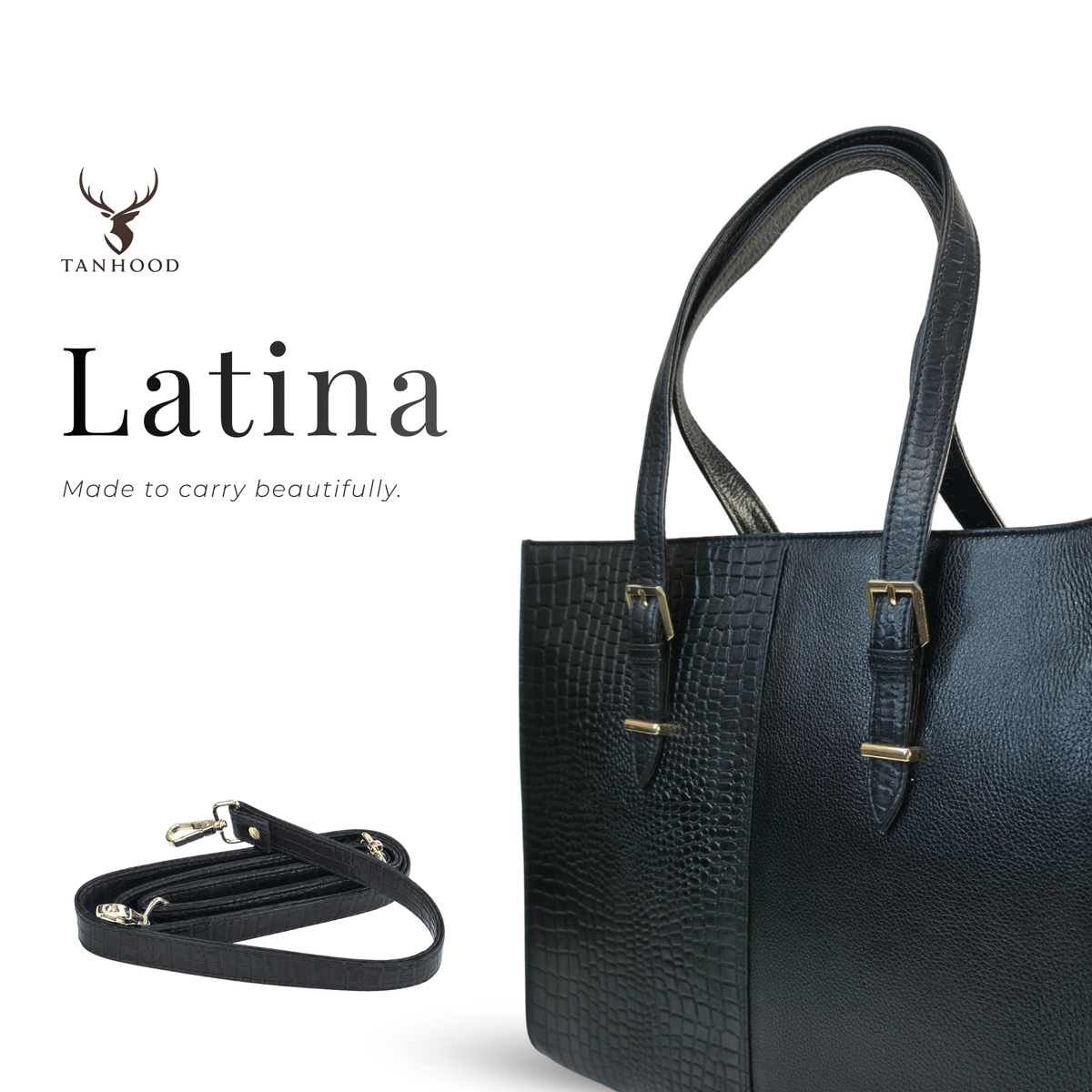 Tanhood Modica Dark Brown Genuine Leather Solid Women Tote Bag | Office Shoulder Handbag for Work, Travel & Everyday Use