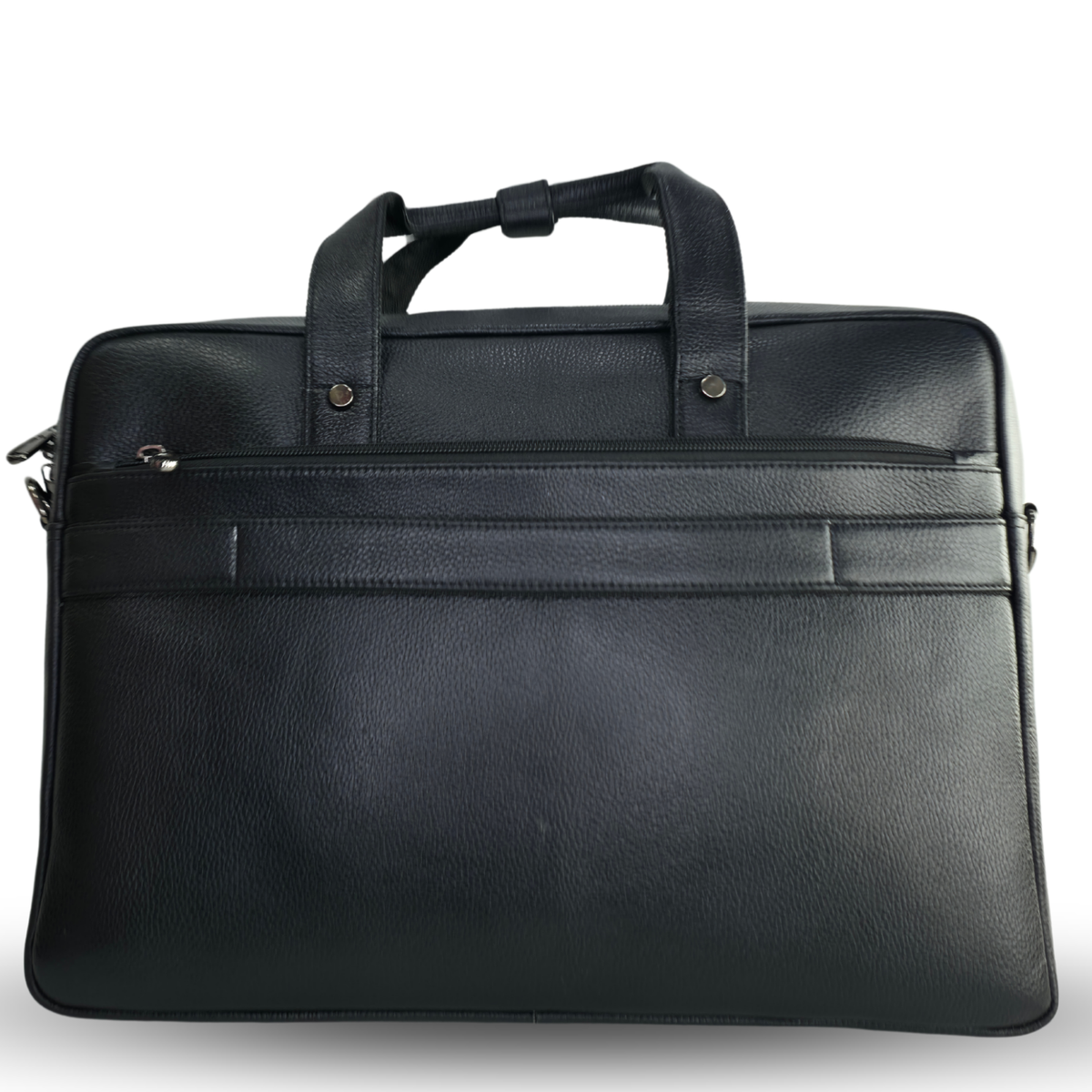 Tanhood Taranto Black Genuine Leather Croco Pattern Laptop Bag | Professional Office Messenger Bag for Men | Shoulder & Hand Carry Briefcase