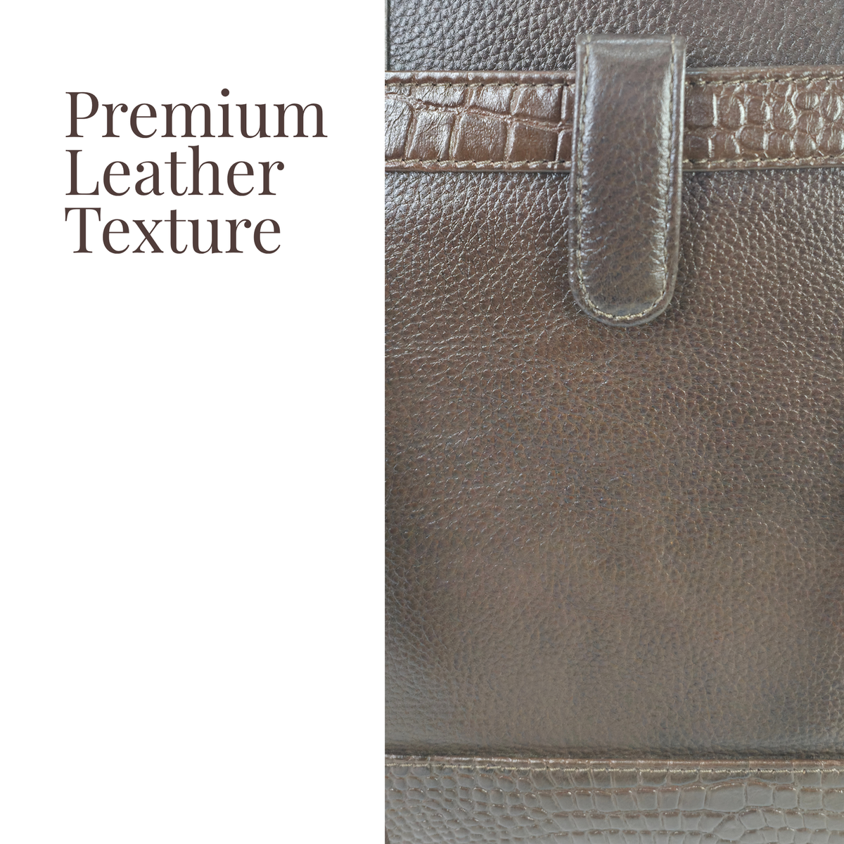Tanhood Modica Dark Brown Genuine Leather Solid Women Tote Bag | Office Shoulder Handbag for Work, Travel & Everyday Use