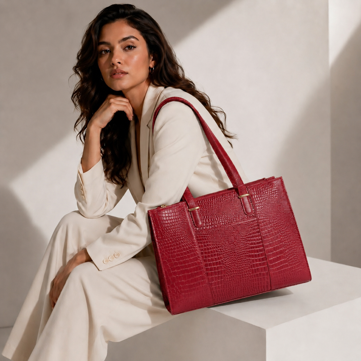 TANHOOD Novara Women's Genuine Leather Tote Bag