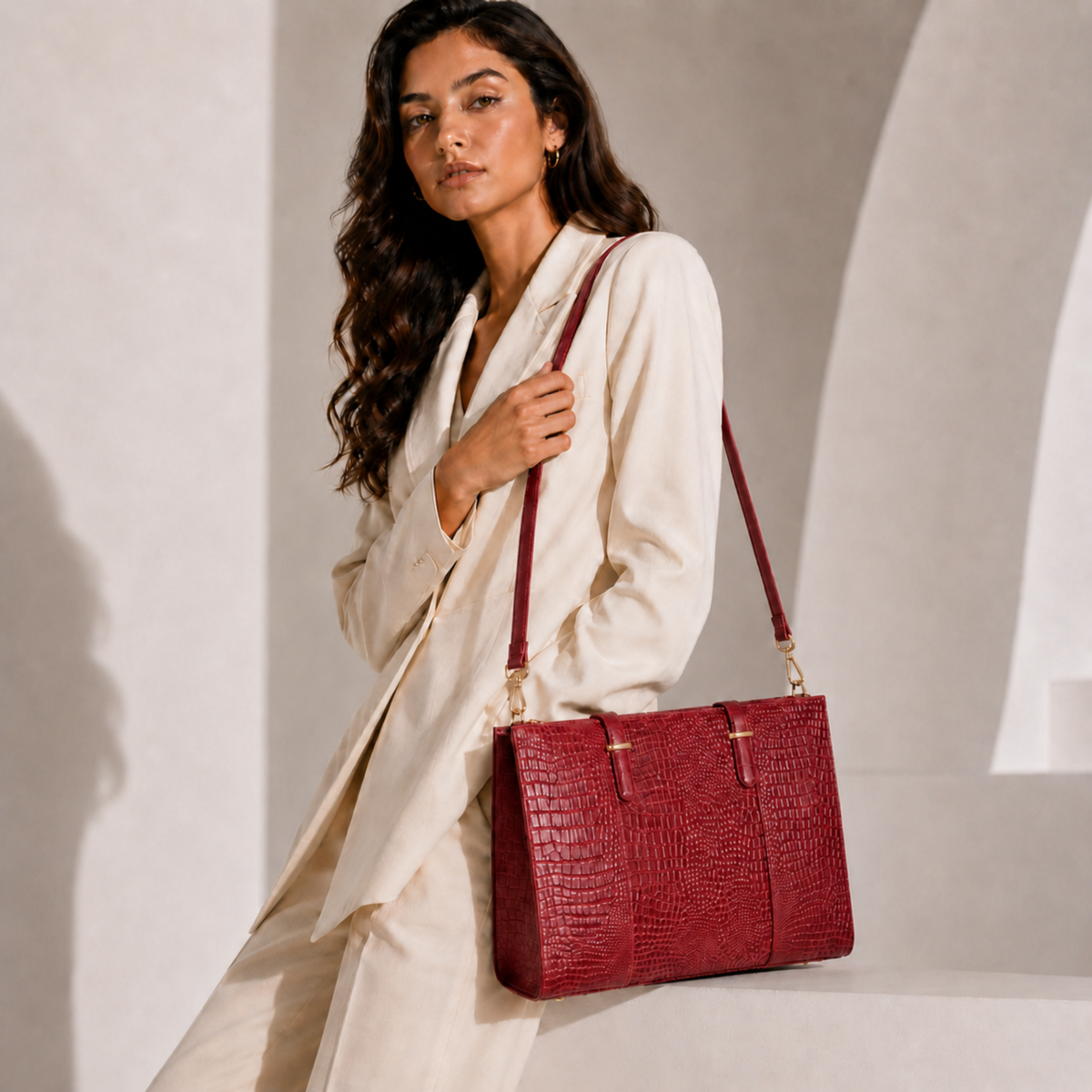 TANHOOD Novara Women's Genuine Leather Tote Bag