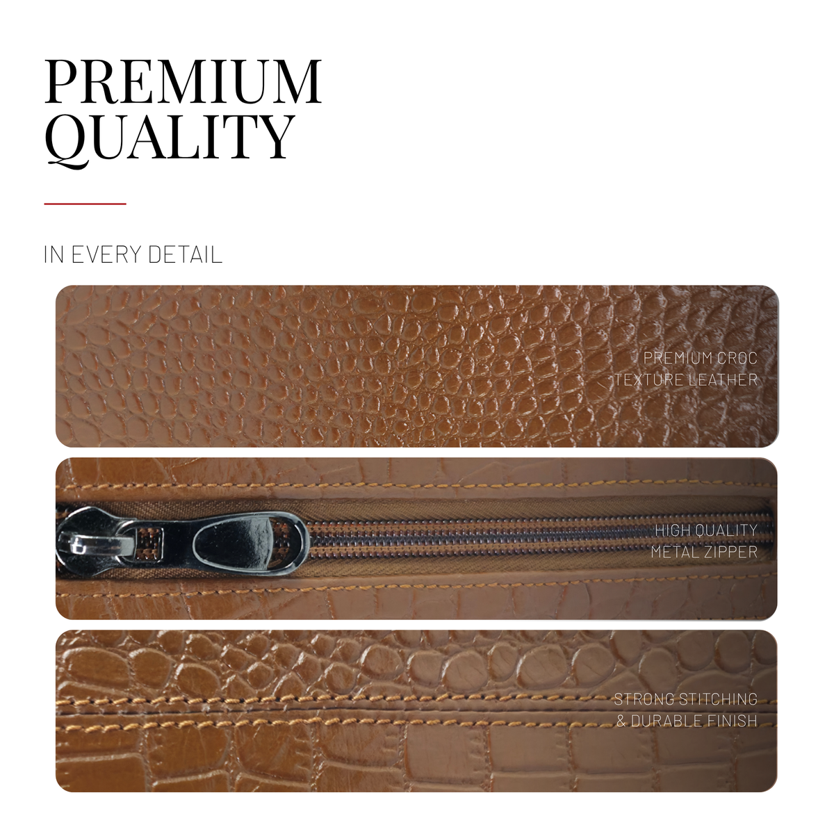 Tanhood Palermo Light Brown Genuine Leather Croco Pattern Laptop Bag | Professional Office Messenger Bag for Men | Shoulder & Hand Carry Briefcase